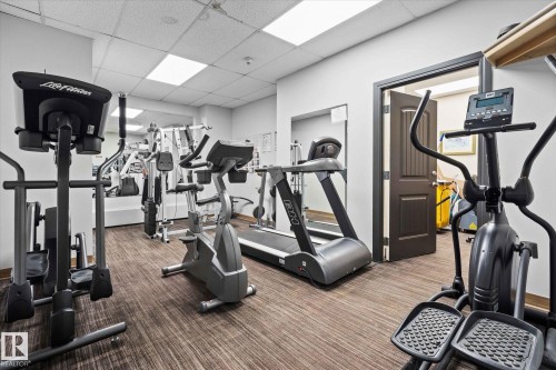1202 10150 117 Street, Edmonton, AB - Indoor Photo Showing Gym Room