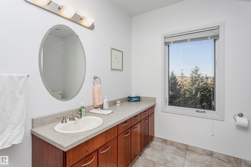 Bathroom featuring vanity - 19103 Ellerslie Road Sw, Edmonton, AB - Indoor Photo Showing Bathroom