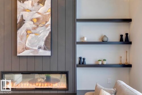 3280 Chernowski Way, Edmonton, AB - Indoor With Fireplace