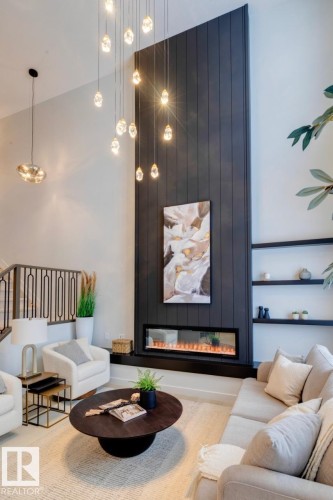 3280 Chernowski Way, Edmonton, AB - Indoor Photo Showing Living Room