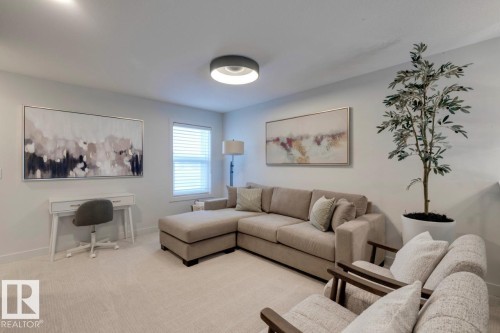 3280 Chernowski Way, Edmonton, AB - Indoor Photo Showing Living Room