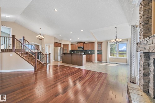 1213 Adamson Drive, Edmonton, AB - Indoor Photo Showing Other Room With Fireplace