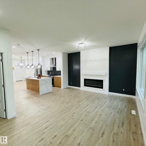 Main 8082 Kiriak Link, Edmonton, AB - Indoor With Fireplace