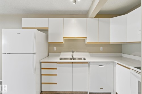 10718 122 Street, Edmonton, AB - Indoor Photo Showing Kitchen With Double Sink