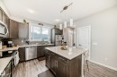 2609 Maple Way, Edmonton, AB  - Indoor Photo Showing Kitchen With Double Sink With Upgraded Kitchen 