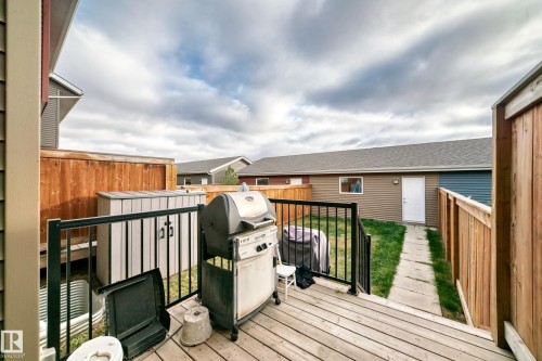 2609 Maple Way, Edmonton, AB - Outdoor With Deck Patio Veranda With Exterior