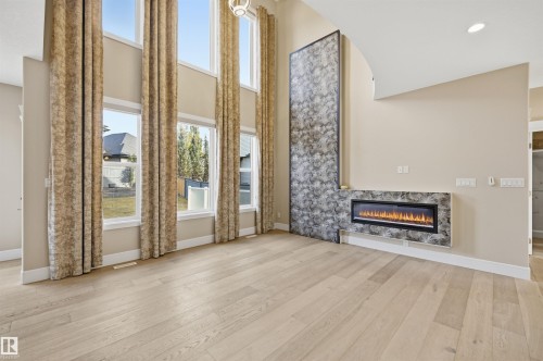 5169 Mullen Road, Edmonton, AB - Indoor With Fireplace