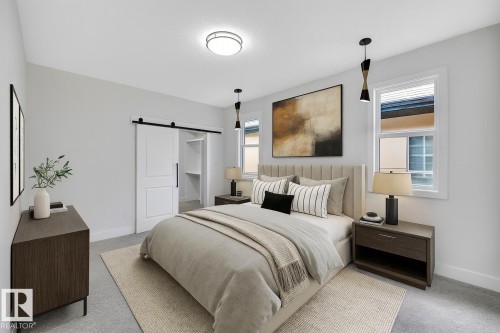 24 104 Allard Link, Edmonton, AB - Indoor Photo Showing Bedroom