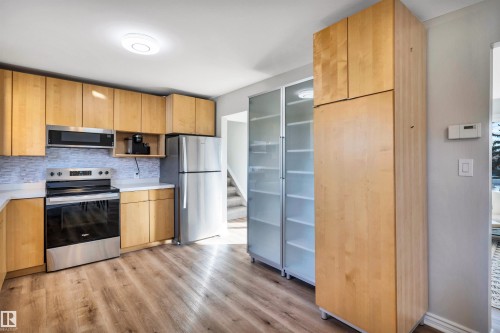 16208 87 Avenue, Edmonton, AB - Indoor Photo Showing Kitchen