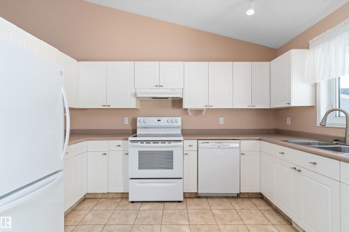 15028 128 Street, Edmonton, AB - Indoor Photo Showing Kitchen With Double Sink