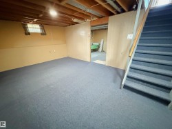 Below grade area with stairs - 