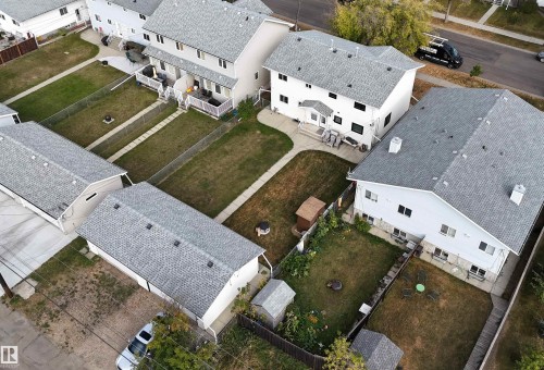 Aerial perspective of suburban area - 10226 152 Street, Edmonton, AB - Outdoor With Deck Patio Veranda With View