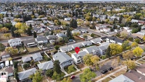 View of property location featuring nearby suburban area - 10226 152 Street, Edmonton, AB - Outdoor With View