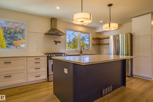 5603 108 Street, Edmonton, AB - Indoor Photo Showing Kitchen With Upgraded Kitchen