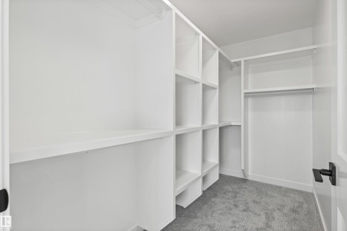 Walk in closet with carpet flooring - 3331 Chickadee Drive, Edmonton, AB - Indoor With Storage