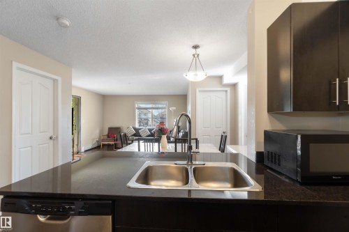 210 530 Watt Boulevard, Edmonton, AB - Indoor Photo Showing Kitchen With Double Sink