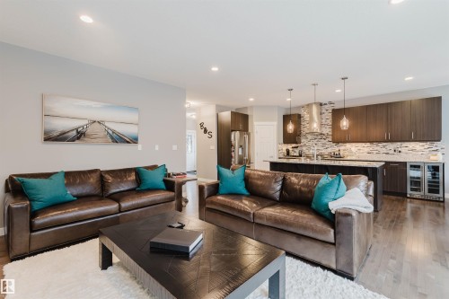 2117 69A Street, Edmonton, AB - Indoor Photo Showing Living Room