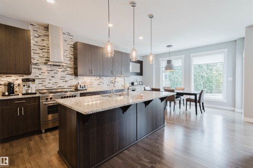 2117 69A Street, Edmonton, AB - Indoor Photo Showing Kitchen With Upgraded Kitchen