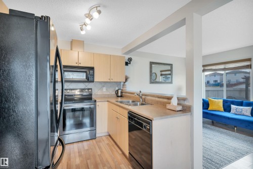 5933 164 Avenue, Edmonton, AB - Indoor Photo Showing Kitchen With Double Sink