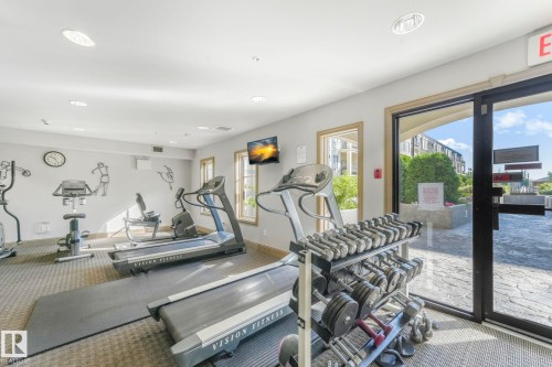 232 1406 Hodgson Way, Edmonton, AB - Indoor Photo Showing Gym Room