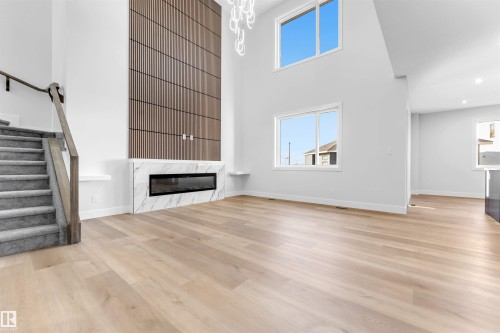 105 Eldridge Point, St. Albert, AB - Indoor With Fireplace