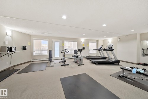 1124 330 Clareview Station Drive, Edmonton, AB - Indoor Photo Showing Gym Room