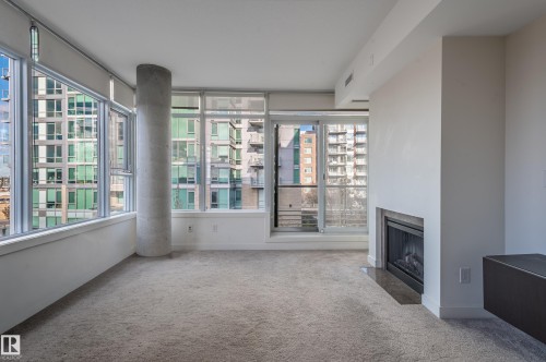301 2606 109 Street, Edmonton, AB - Indoor With Fireplace