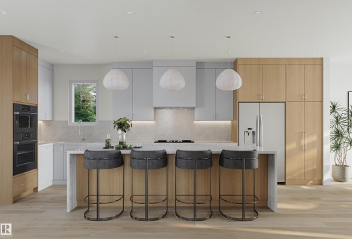 14344 92A Avenue, Edmonton, AB - Indoor Photo Showing Kitchen With Upgraded Kitchen