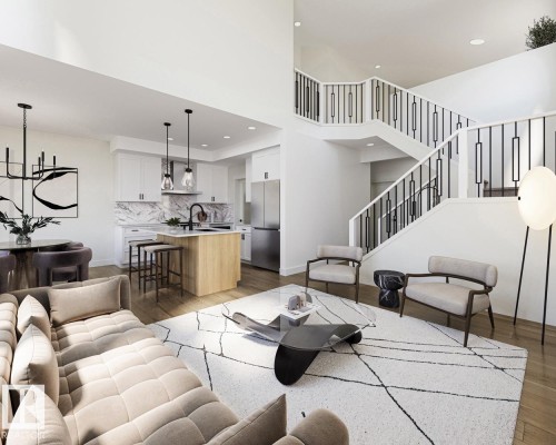 5033 Cawsey Link Sw, Edmonton, AB - Indoor Photo Showing Living Room