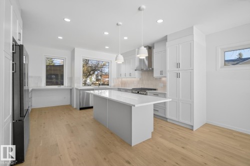 14502 103 Avenue, Edmonton, AB - Indoor Photo Showing Kitchen With Upgraded Kitchen