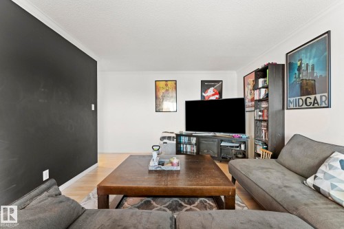 402 3835 107 Street, Edmonton, AB - Indoor Photo Showing Living Room