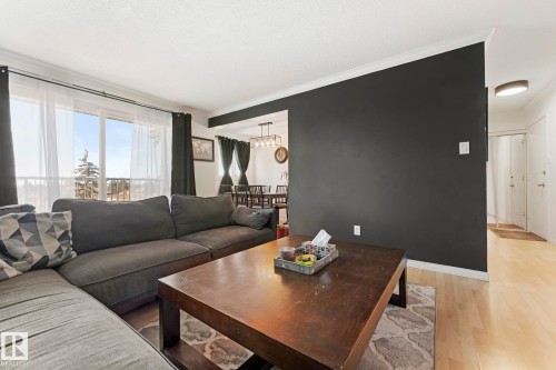 402 3835 107 Street, Edmonton, AB - Indoor Photo Showing Living Room