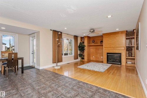 1518 Haswell Close, Edmonton, AB - Indoor Photo Showing Other Room With Fireplace