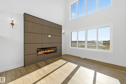 95 Edgefield Way, St. Albert, AB - Indoor With Fireplace