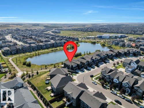 2320 Chokecherry Close, Edmonton, AB - Outdoor With Body Of Water With View