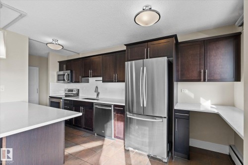 1203 10150 117 Street, Edmonton, AB - Indoor Photo Showing Kitchen
