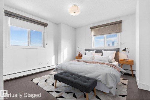 1203 10150 117 Street, Edmonton, AB - Indoor Photo Showing Bedroom