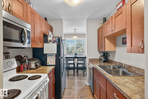 405 11019 107 Street, Edmonton, AB - Indoor Photo Showing Kitchen With Double Sink