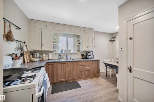 11109 81 Avenue, Edmonton, AB - Indoor Photo Showing Kitchen With Double Sink