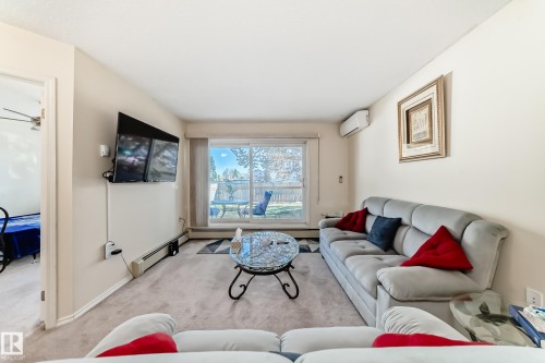 117 15503 106 Street, Edmonton, AB - Indoor Photo Showing Living Room