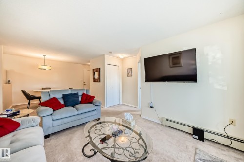 117 15503 106 Street, Edmonton, AB - Indoor Photo Showing Living Room