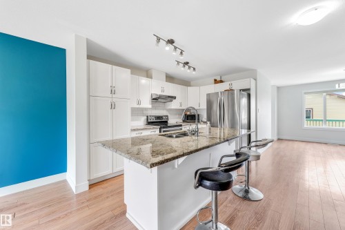 1544 21 Street, Edmonton, AB - Indoor Photo Showing Kitchen With Double Sink With Upgraded Kitchen