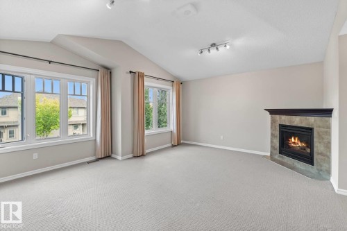 716 Adams Way, Edmonton, AB - Indoor With Fireplace