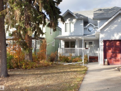 9130 77 Avenue, Edmonton, AB - Outdoor With Deck Patio Veranda With Facade