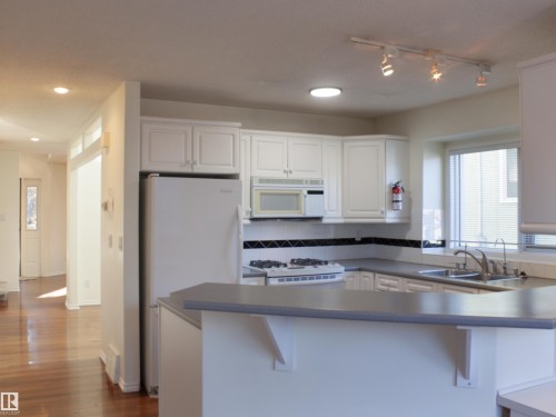9130 77 Avenue, Edmonton, AB - Indoor Photo Showing Kitchen With Double Sink