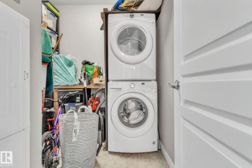 203 812 Welsh Drive, Edmonton, AB - Indoor Photo Showing Laundry Room