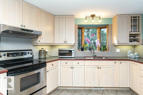 11531 78 Avenue, Edmonton, AB - Indoor Photo Showing Kitchen With Double Sink