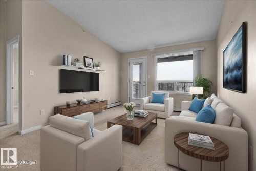 3408 9351 Simpson Drive, Edmonton, AB - Indoor Photo Showing Living Room