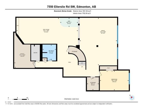 View of home floor plan - 7550 Ellerslie Road, Edmonton, AB - Other