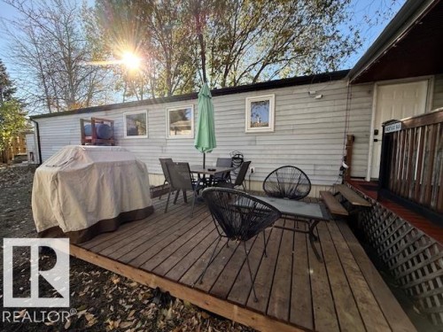 25 Ridgeway Drive, Edmonton, AB - Outdoor With Deck Patio Veranda With Exterior